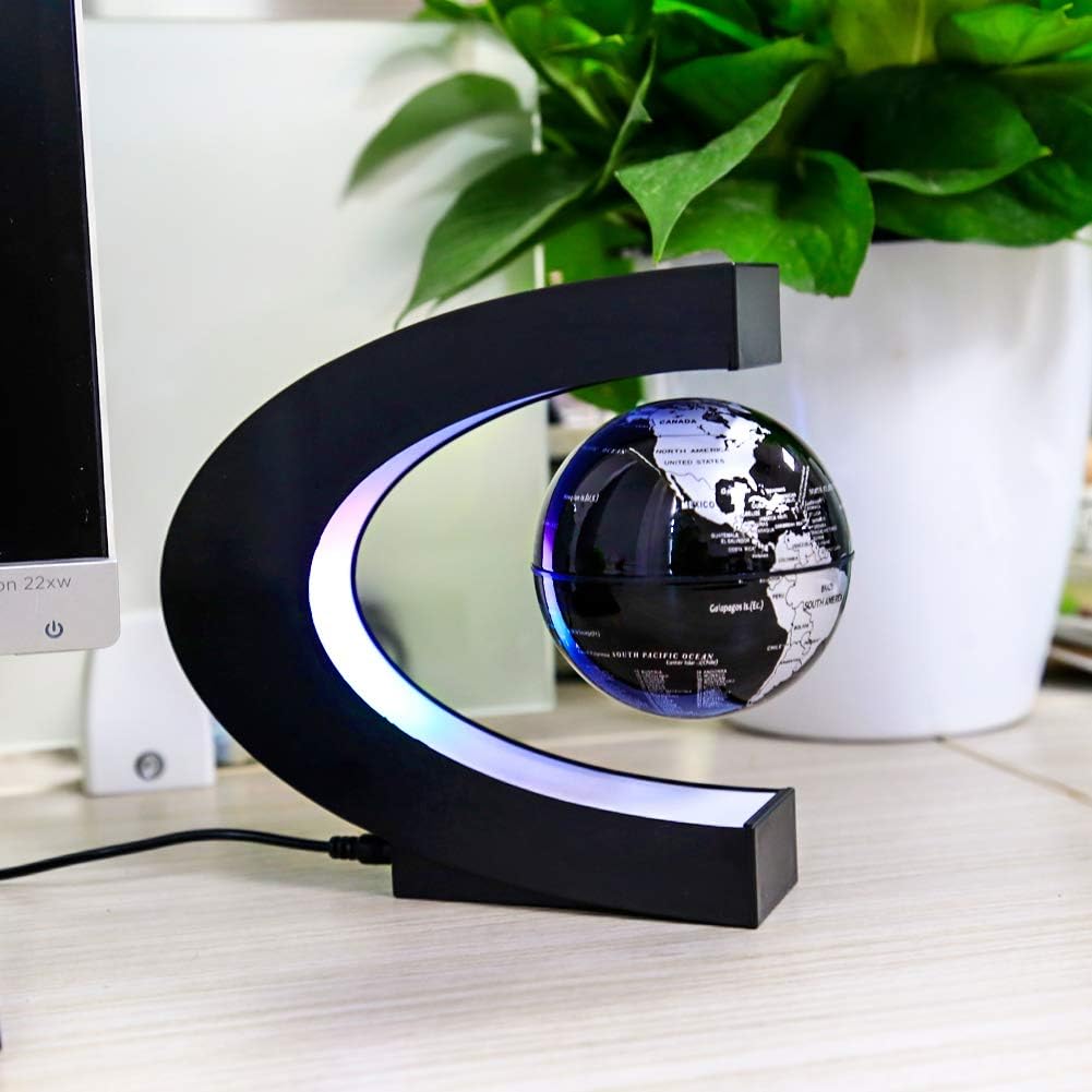 Magnetic Levitating Globe with - Cool Office Tech Gadgets 评论和价格