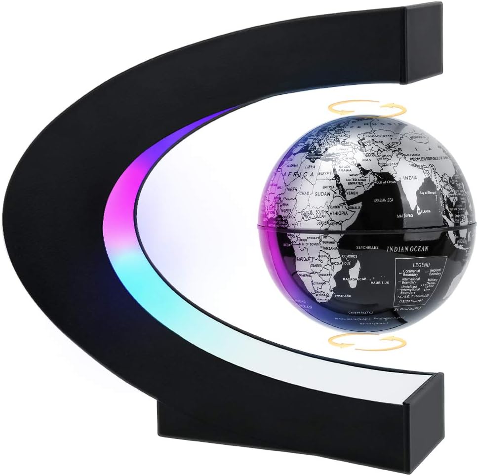 Magnetic Levitating Globe with - Cool Office Tech Gadgets 评论和价格