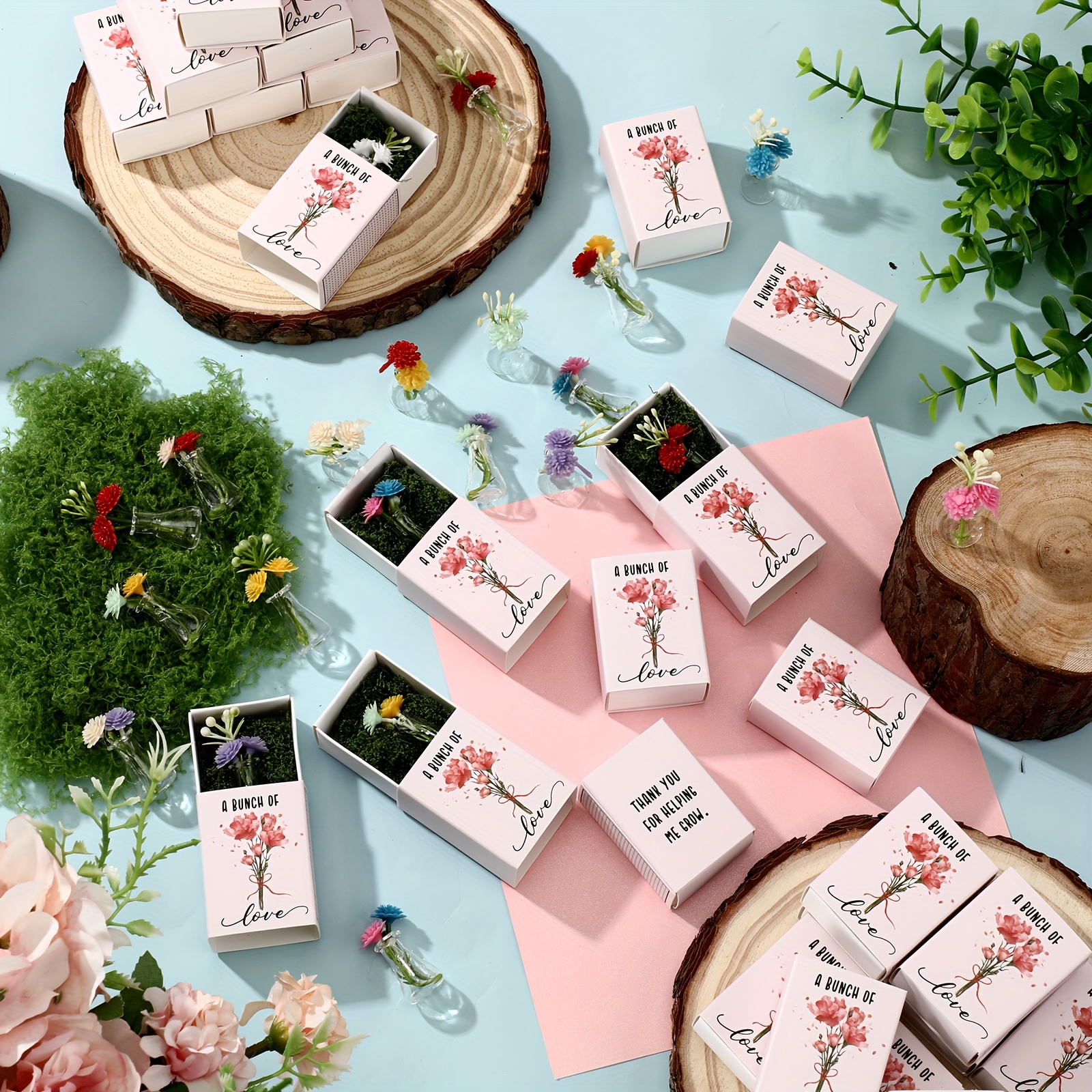 50 Bulk Mini Bud Vase with Sma - Office Tech Gifts 评论和价格