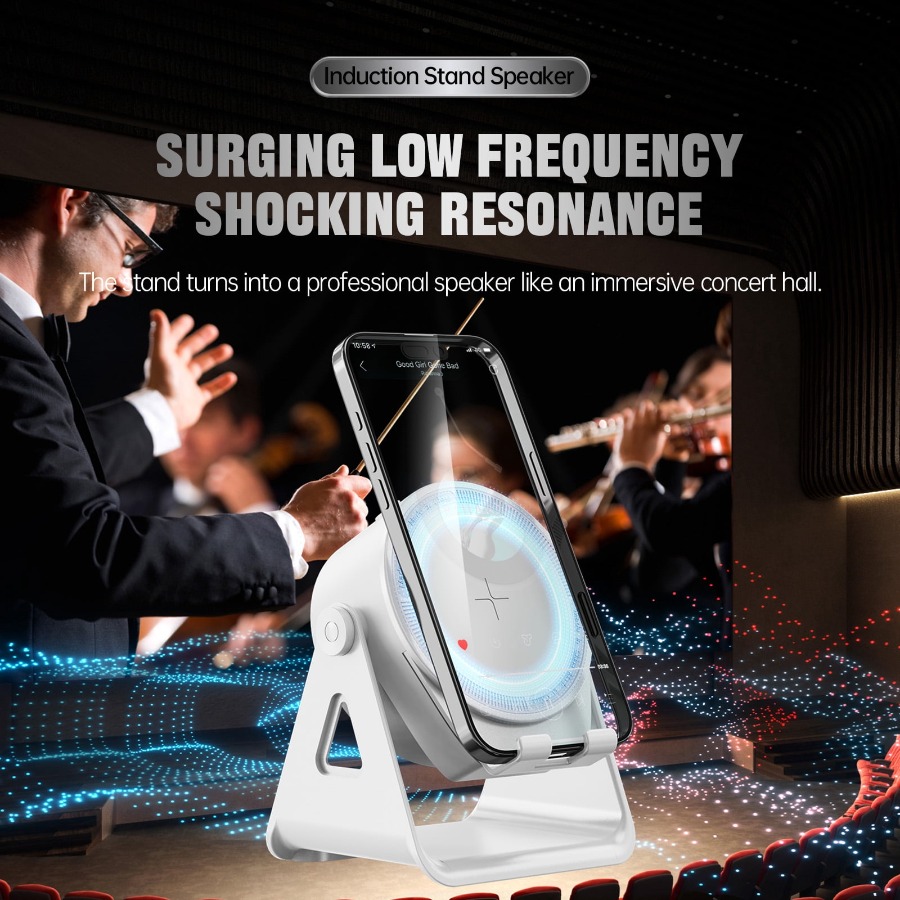 Wireless Induction Speaker Pho - Cool Office Tech Gadgets 评论和价格