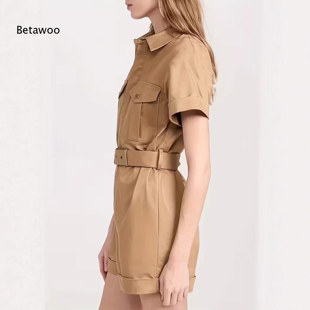 Khaki Short Sleeve Utility Pla - Office Tech 评论和价格