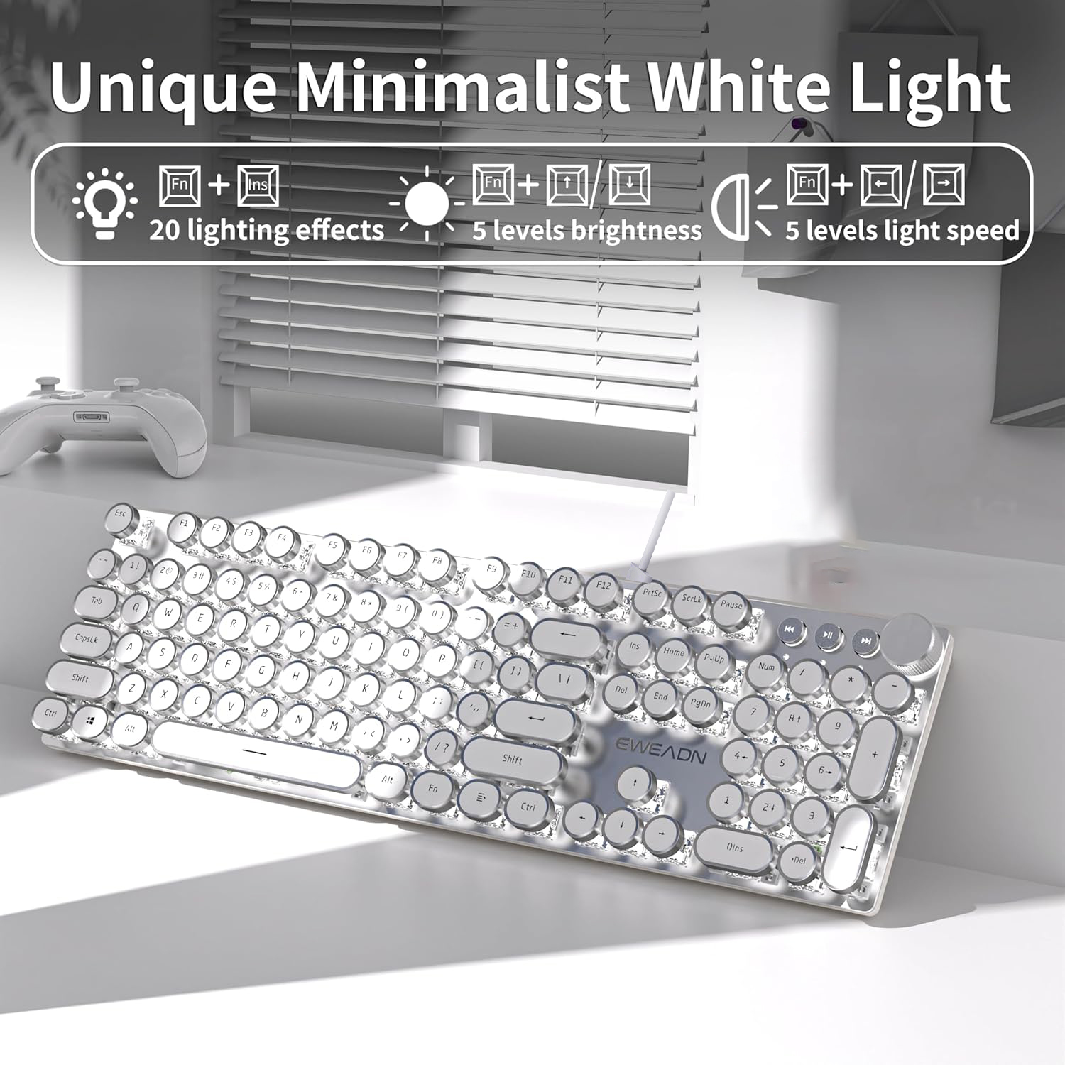 EWEADN Wired Mechanical Keyboa - Office Tech 评论和价格