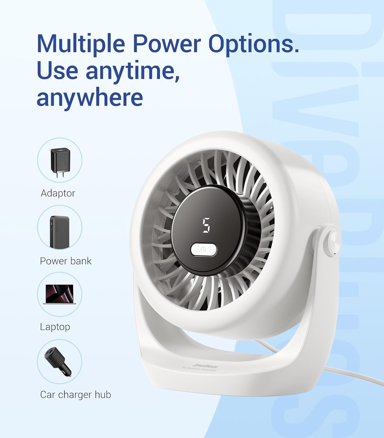 USB Desk Turbo Fan, Ultra-Quie - Home Office Tech Gadgets 评论和价格
