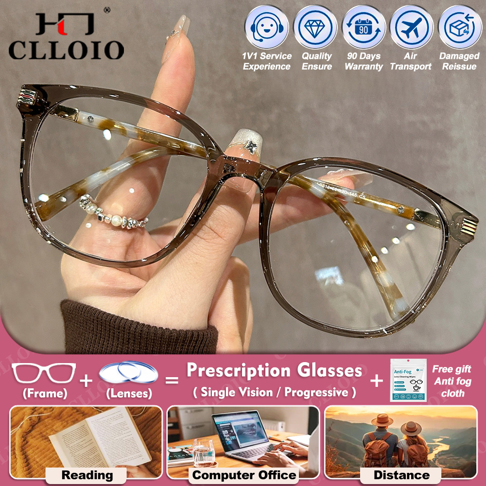 CLLOIO Round Large Frame Myopi - Office High Tech 评论和价格