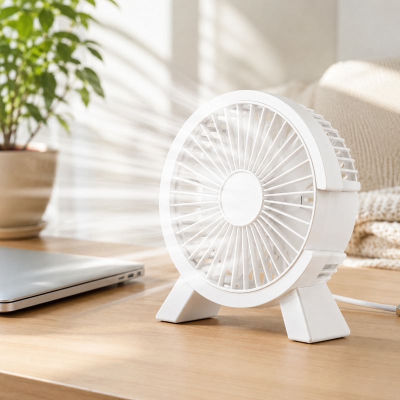 Mini USB Rechargeable Table Fa - Home Office Tech Gadgets 评论和价格