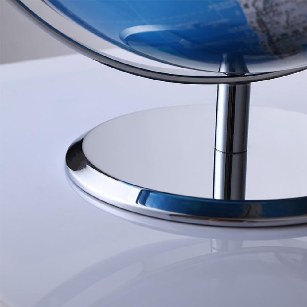 8 Inch World Globe with Stainl - Office Tech Decor 评论和价格