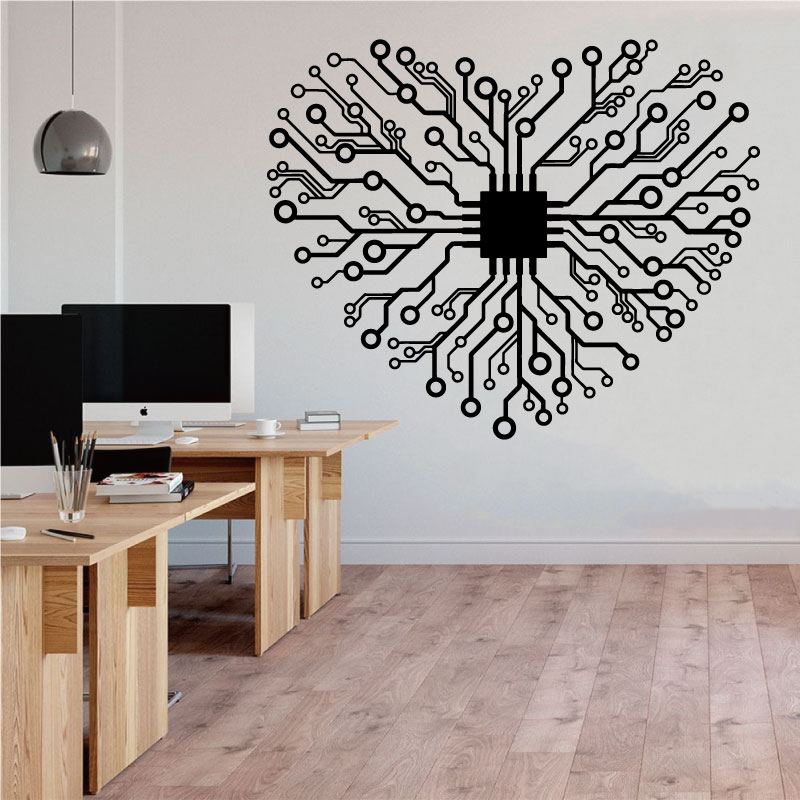 Love Chip Tech Company Office  - Tech Office Wall Art 评论和价格