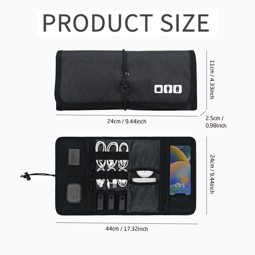 Tech Organizer Bag Cable Stora - Home Office Tech Gadgets 评论和价格