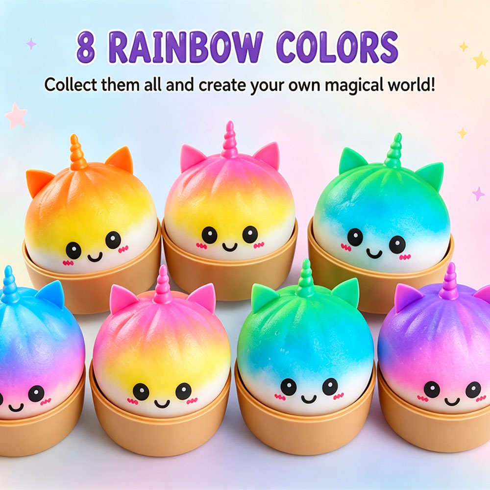 Jumbo Unicorn Bao Bun Squishy  - Office Tech 评论和价格