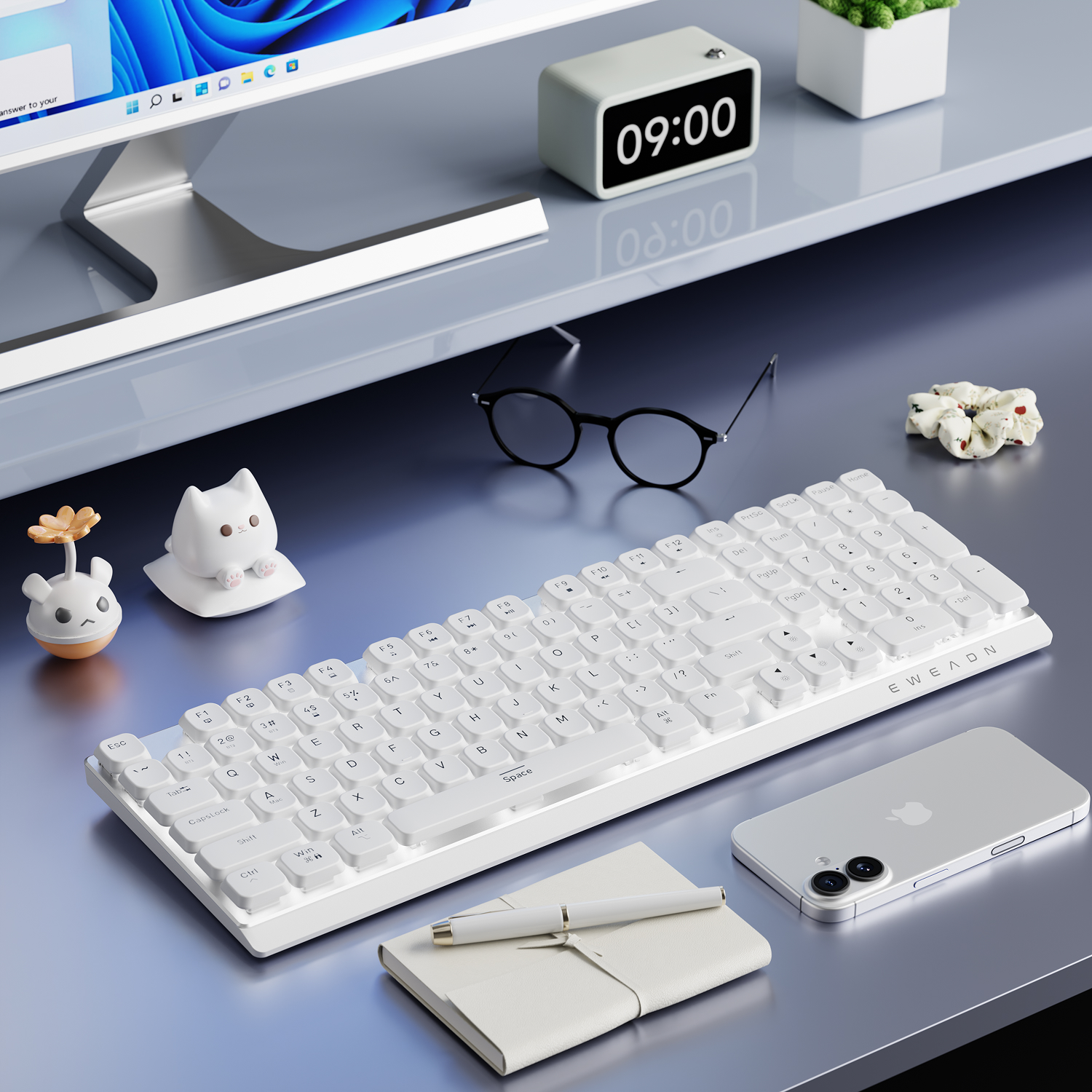 EWEADN Wireless Low-Profile Me - Office Tech 评论和价格