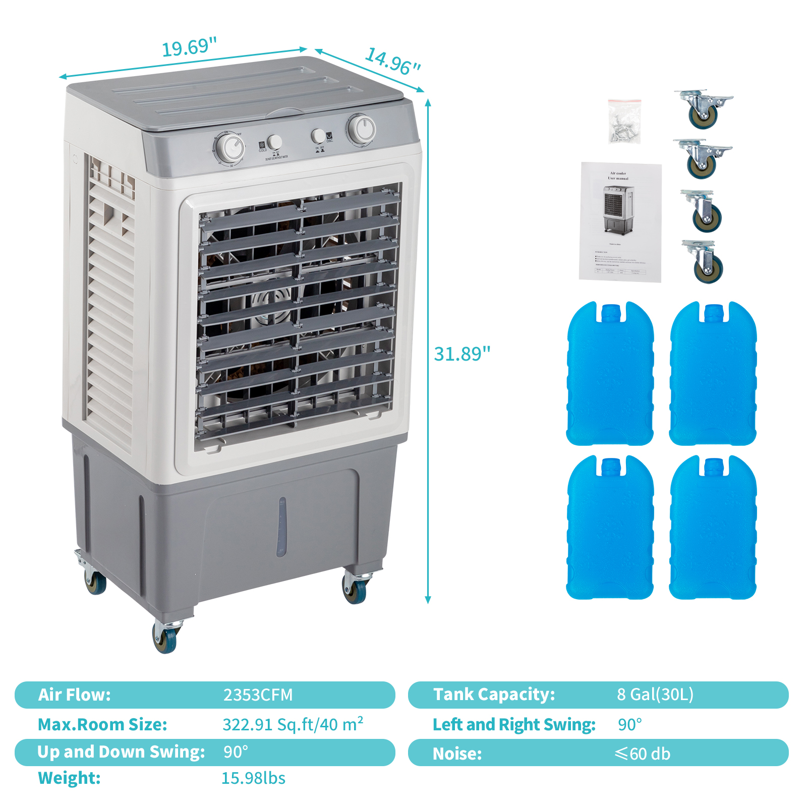 Mechanical Air Cooler Fan with - Office Tech 评论和价格