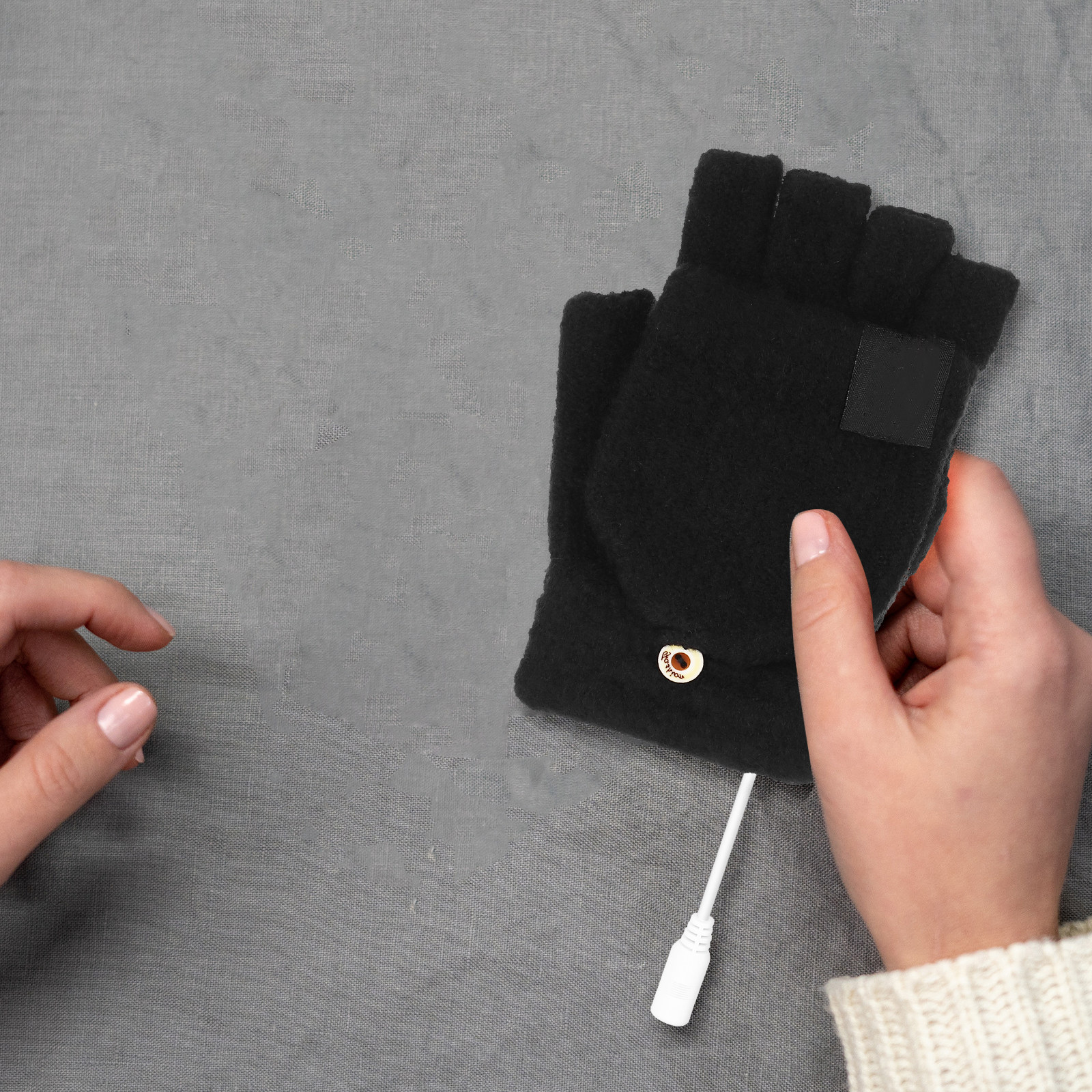 1Pair USB Heated Fingerless Gl - Office Tech For Men 评论和价格