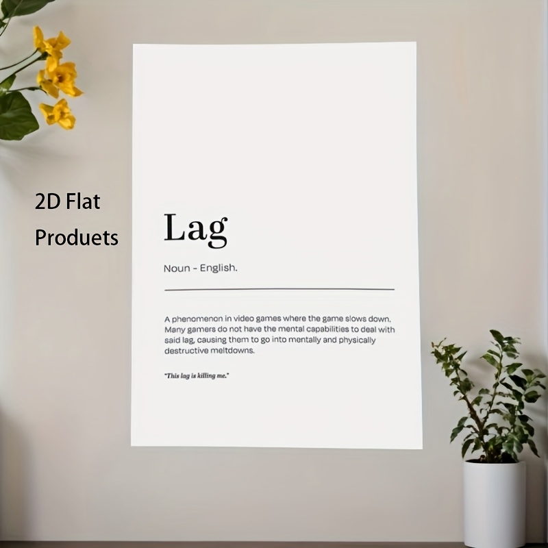 2D Flat, 1pc Minimalist Lag De - Tech Office Wall Art 评论和价格