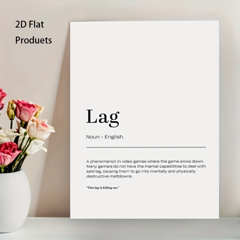 2D Flat, 1pc Minimalist Lag De - Tech Office Wall Art 评论和价格